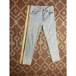 Kids Light Blue Kenzo Paris Jungle Denim Straight Leg Jeans Size 14